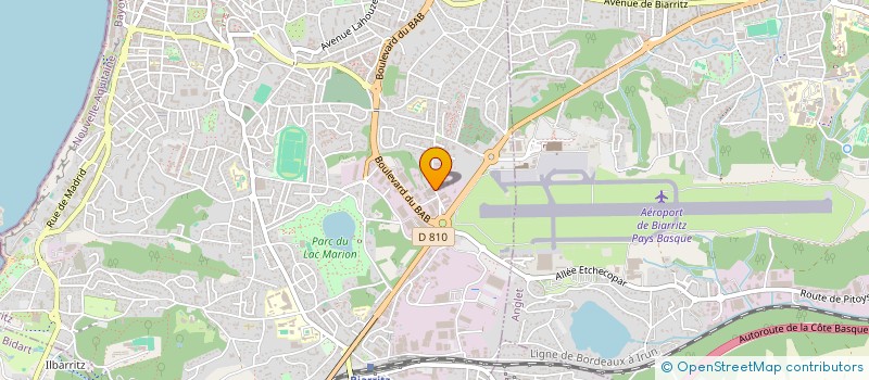 localisation de l'entreprise AIKON à BIARRITZ