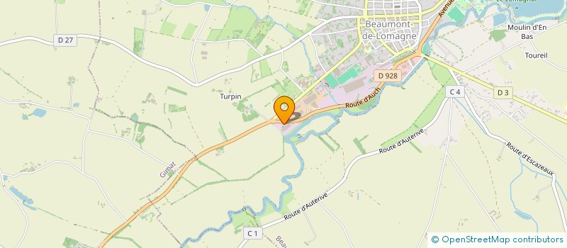 localisation de l'entreprise AIL CERTIFIE DU SUD OUEST  BEAUMONT-DE-LOMAGNE