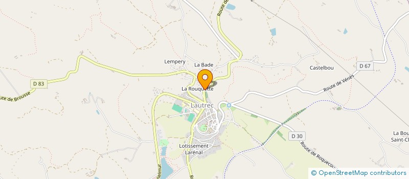 localisation de l'entreprise AIL LOVE BAD  LAUTREC