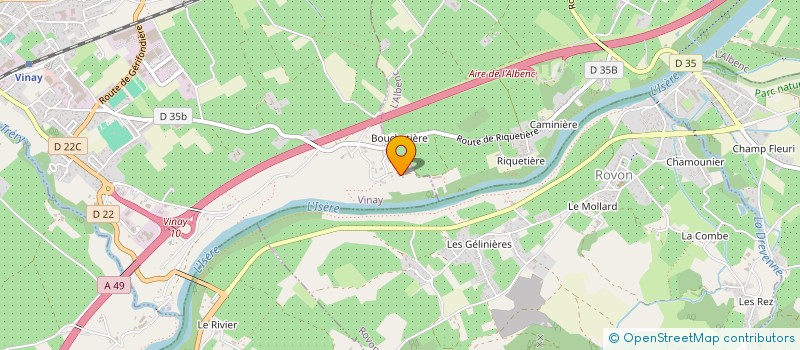 localisation de l'entreprise AILANA à VINAY