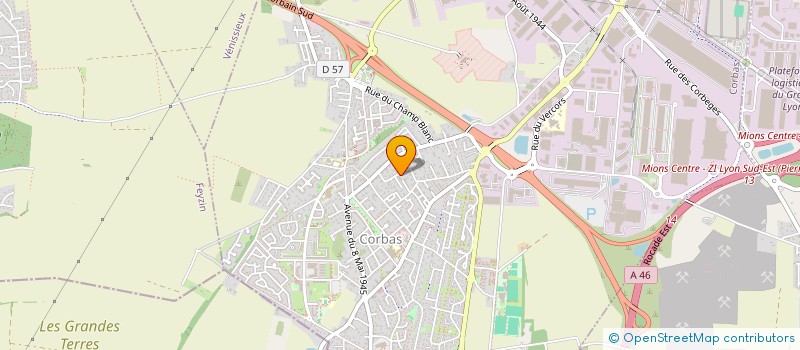 localisation de l'entreprise AILE à CORBAS