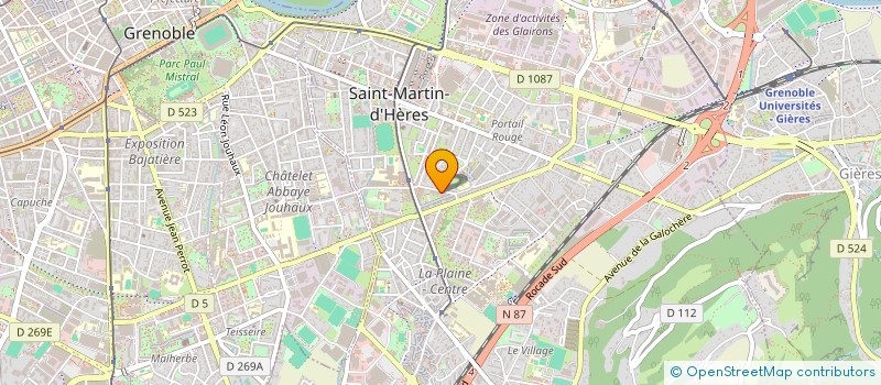 localisation de l'entreprise AILE FY  SAINT-MARTIN-D'HERES