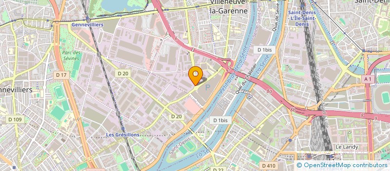 localisation de l'entreprise AILEANE  VILLENEUVE-LA-GARENNE