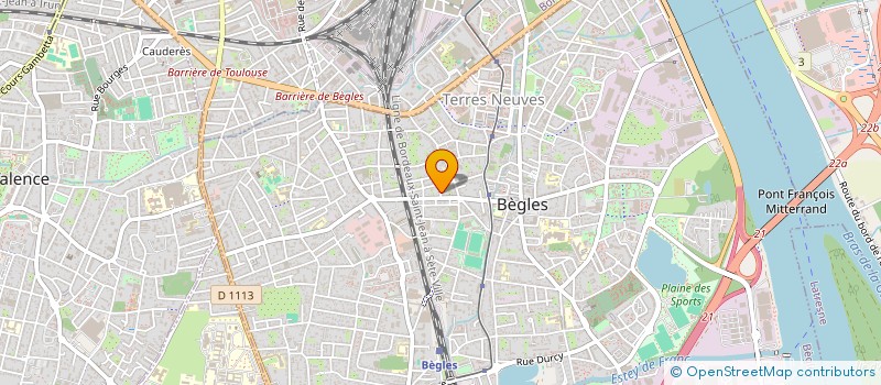 localisation de l'entreprise AILEC VINS à BEGLES