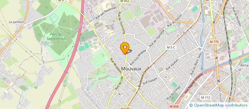 localisation de l'entreprise AILEFROIDE  MOUVAUX