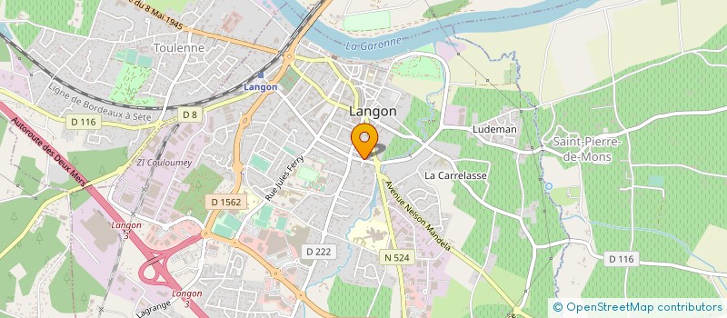 localisation de l'entreprise AILEM BIO à LANGON