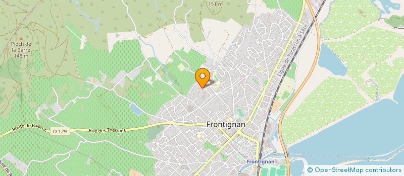 localisation de l'entreprise AILEMATIC à FRONTIGNAN
