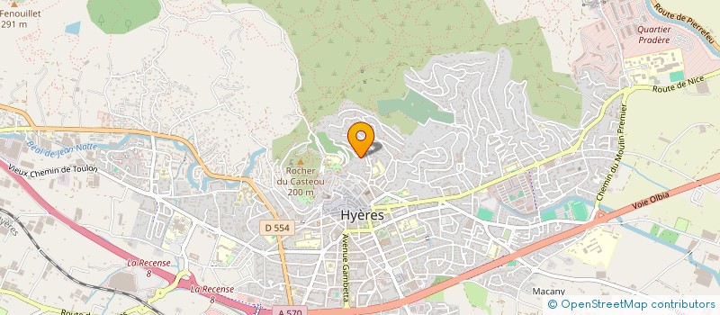 localisation de l'entreprise AILES 83 à HYERES