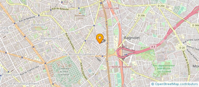 localisation de l'entreprise AILES DE SAINT FARGEAU à PARIS