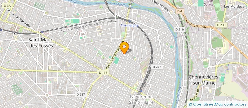 localisation de l'entreprise AILES DUNES  SAINT-MAUR-DES-FOSSES