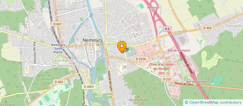 localisation de l'entreprise AILES POUR EUX  NEMOURS