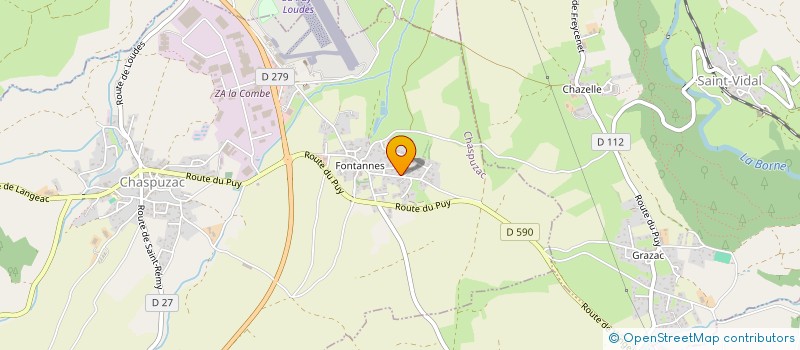 localisation de l'entreprise AILES VOLANTES MOTORISEES DE HTE LOIRE  CHASPUZAC