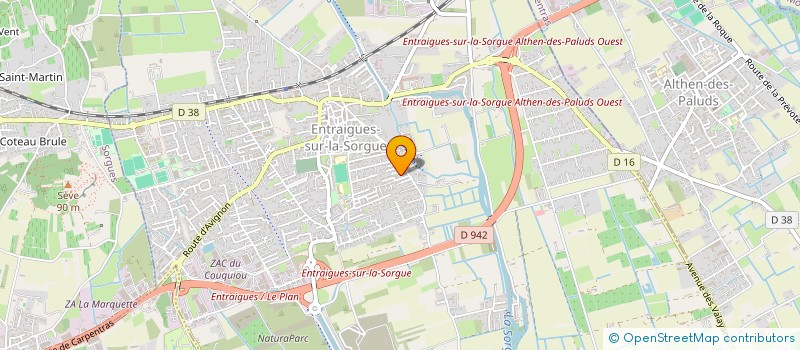 localisation de l'entreprise AILEYSS  ENTRAIGUES-SUR-LA-SORGUE