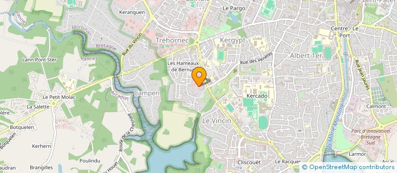localisation de l'entreprise AILHEDEN à VANNES