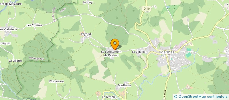 localisation de l'entreprise AILIA  MARLHES