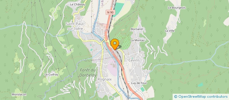 localisation de l'entreprise AILLEURS AUTOCARS  CEVINS