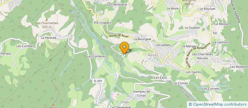 localisation de l'entreprise AILLEURS ET AUTREMENT  REVEL