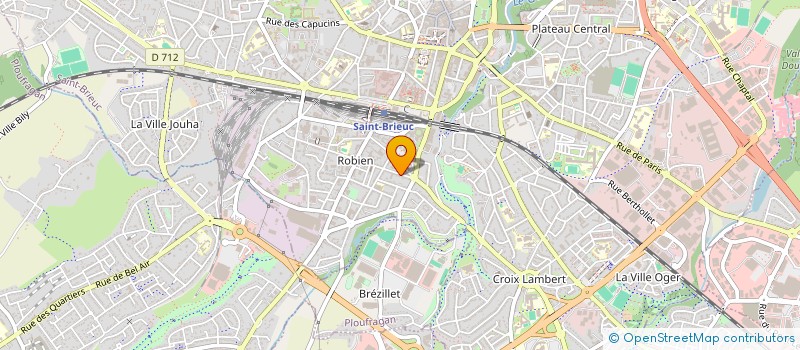localisation de l'entreprise AILLEURS PRODUCTION à SAINT-BRIEUC