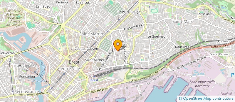 localisation de l'entreprise AILLEURS PRODUCTIONS à BREST