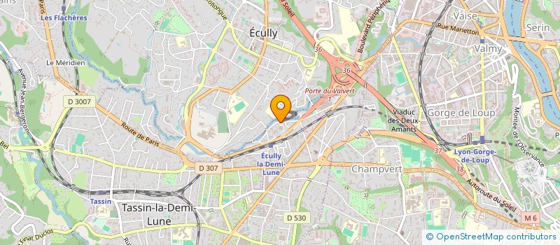 localisation de l'entreprise AILLEURS TECHNOLOGIES GROUPE  TASSIN-LA-DEMI-LUNE