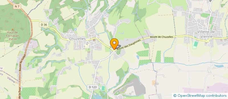 localisation de l'entreprise AILLOT-AVELINE  CHUZELLES