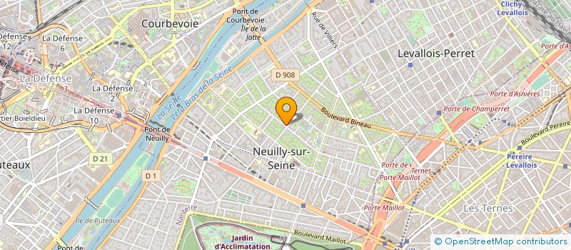 localisation de l'entreprise AILUROPODA à NEUILLY-SUR-SEINE
