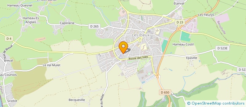 localisation de l'entreprise AILY  LES PIEUX