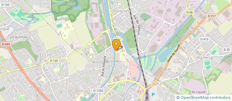 localisation de l'entreprise AILYAN à DOUAI