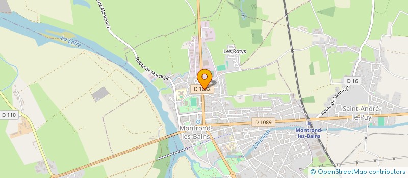 localisation de l'entreprise AILYAP à MONTROND-LES-BAINS