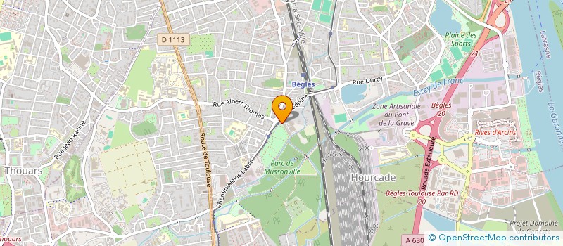 localisation de l'entreprise AIM 33  BEGLES