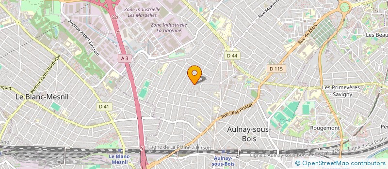 localisation de l'entreprise AIM à AULNAY-SOUS-BOIS