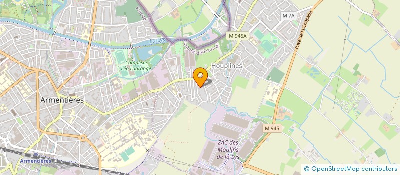 localisation de l'entreprise AIM AUTO à HOUPLINES