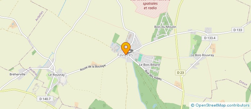localisation de l'entreprise AIM'E LA DANSE BY MARION STEPHO à FAVIERES