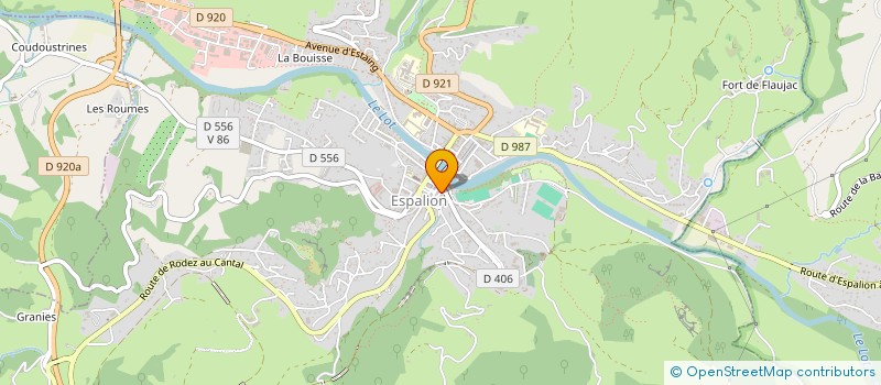 localisation de l'entreprise AIM'ERGENCE ET VIE à ESPALION