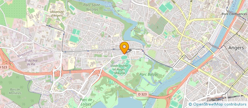 localisation de l'entreprise AIM FOUILLET à ANGERS