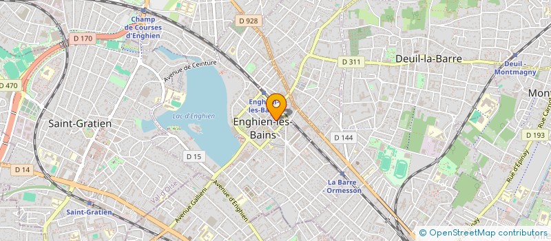 localisation de l'entreprise AIM PRESSING à ENGHIEN-LES-BAINS
