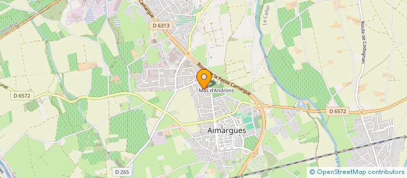 localisation de l'entreprise AIM SOLUTION  AIMARGUES