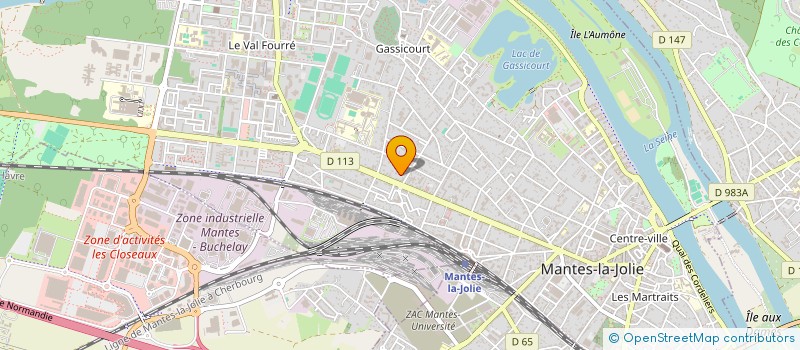 localisation de l'entreprise AIM TRANSPORT  MANTES-LA-JOLIE