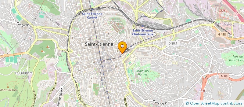 localisation de l'entreprise AIM2  SAINT-ETIENNE
