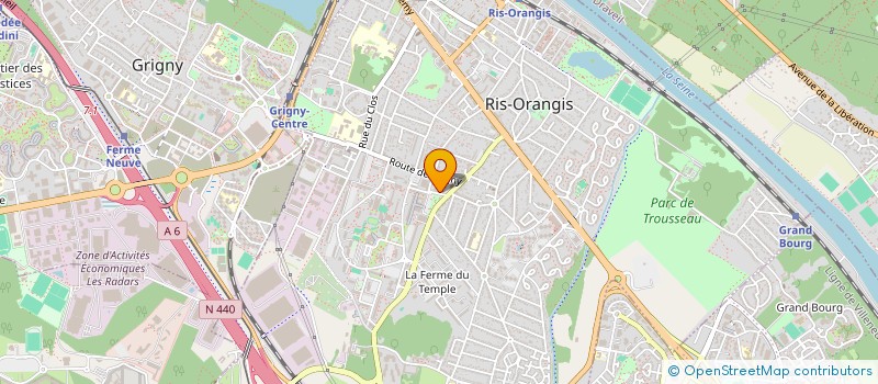 localisation de l'entreprise AIMAN à RIS-ORANGIS