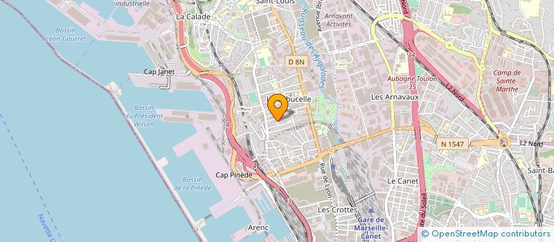 localisation de l'entreprise AIMAS TRANSPORT à MARSEILLE