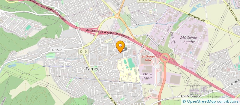 localisation de l'entreprise AIME  FAMECK