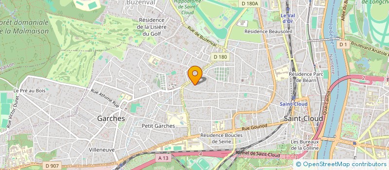 localisation de l'entreprise AIME à SAINT-CLOUD