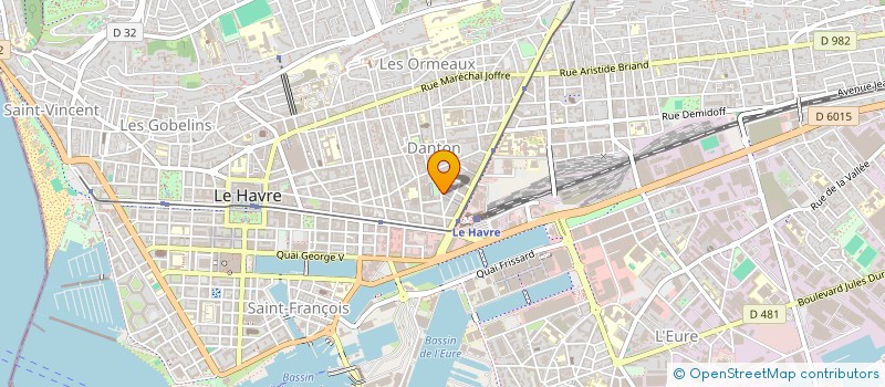 localisation de l'entreprise AIME à LE HAVRE