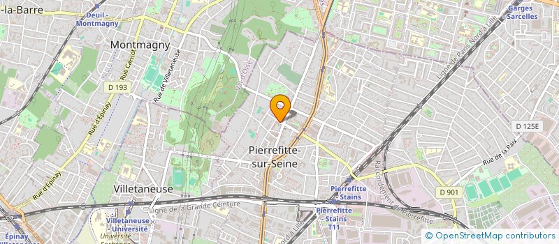 localisation de l'entreprise AIME ARMATURES à PIERREFITTE-SUR-SEINE