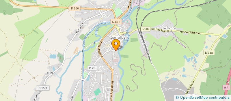 localisation de l'entreprise AIME SCHMITT KOBIS BARBIER KIHN à SARRALBE