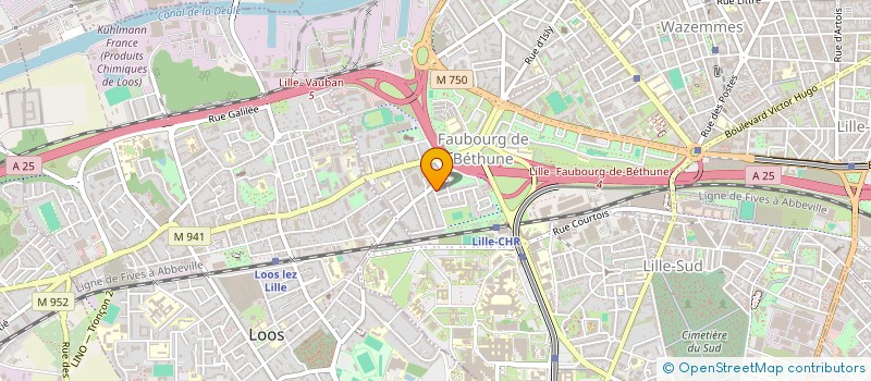 localisation de l'entreprise AIME TELEKOM à LILLE