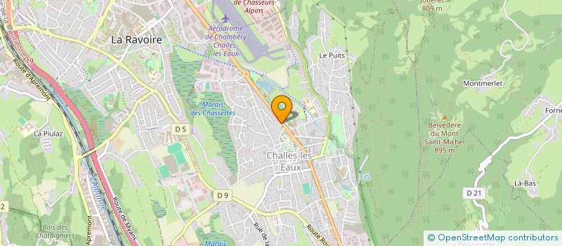 localisation de l'entreprise AIME-Z-AIR  CHALLES-LES-EAUX