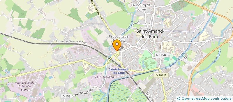 localisation de l'entreprise AIMEE à SAINT-AMAND-LES-EAUX