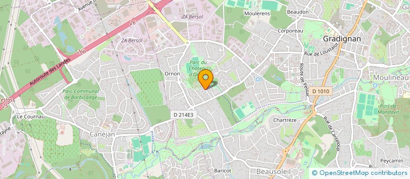 localisation de l'entreprise AIMEE GOUZY  GRADIGNAN